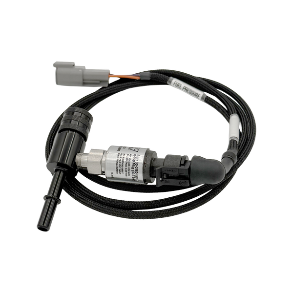 5/16 quick disconnect adapter with AEM 150 PSI sensor and fuel pressure harness