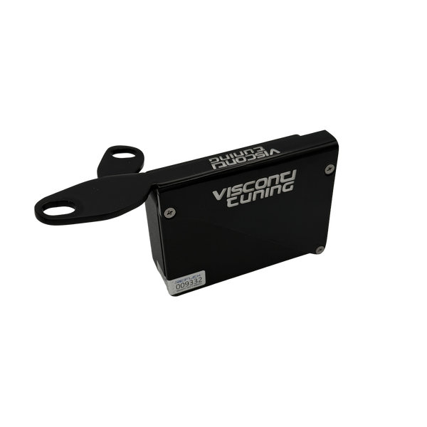 ReFlex controller installed in Visconti mounting bracket for Toyota A90 Supra side view