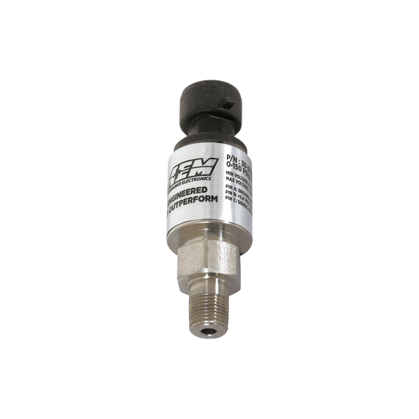 AEM 150 PSI stainless fuel pressure sensor 30-2130-150