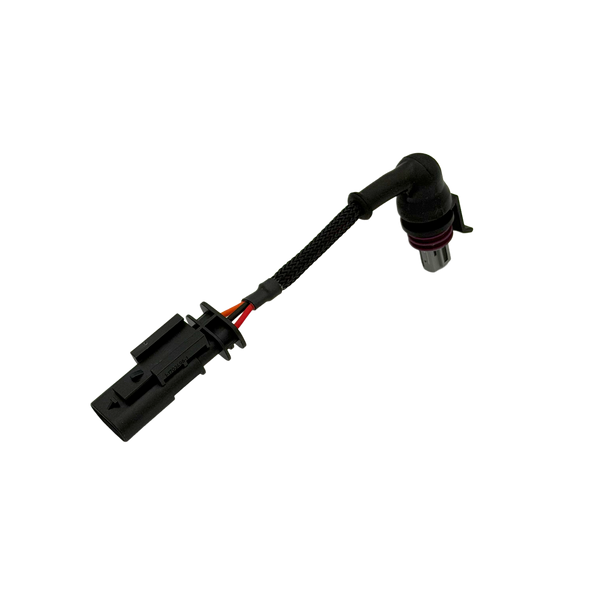 BMW B48 B58 S58 charge pipe pressure sensor adapter harness angled view