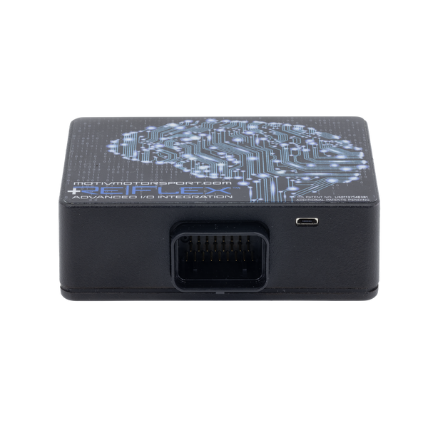 MOTIV ReFlex+ control unit front connector port