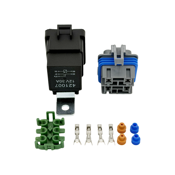 Visconti 30A waterproof relay kit relay and connector detail