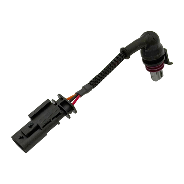 BMW B48 B58 S58 charge pipe pressure sensor adapter harness angled view