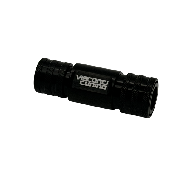 Visconti B58 S58 flex fuel integration fitting billet adapter for GM ethanol sensor installation