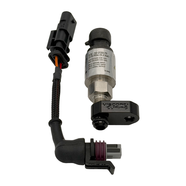 B58 5BAR adapter kit with jumper harness, billet adapter, and 5 BAR sensor