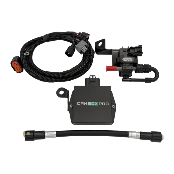 Visconti BRZ FRS GT86 analog flex fuel kit with CANBOXPRO controller, ethanol sensor bracket and PTFE fuel line