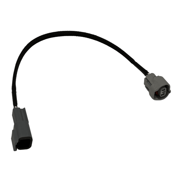 Visconti GT86 GR86 EBCS adapter harness showing both connector ends, factory CPC plug and MAC boost solenoid connector