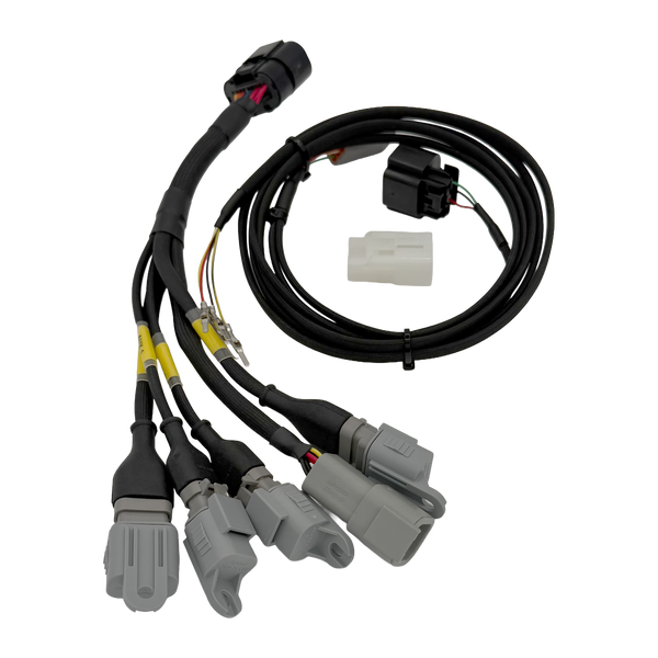 Visconti NexGen GT86 flex fuel harness with add-on aux input and aux output connectors