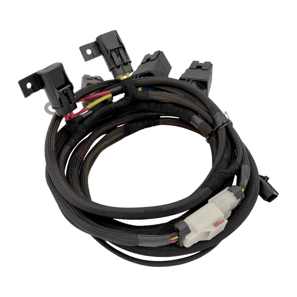 Visconti R35 GTR fuel pump hardwire kit main harness with relays and fuse holders