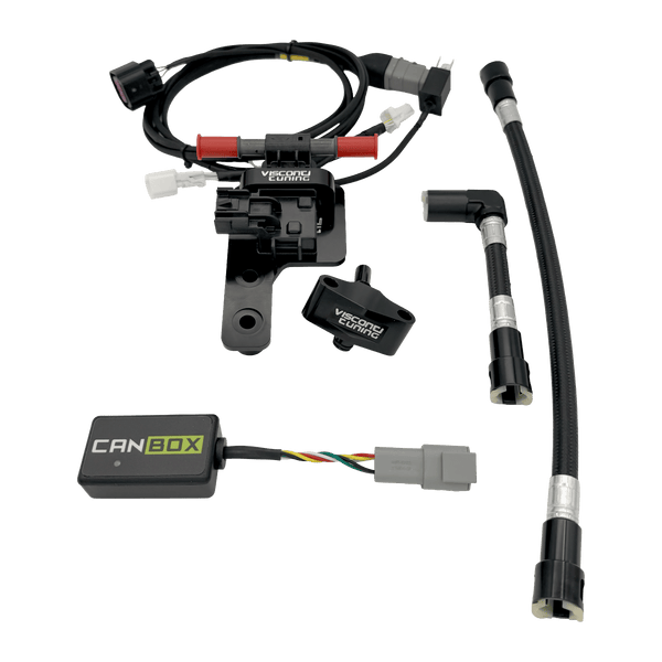Visconti NexGen Nissan R35 GTR CANBOX flex fuel kit with fuel lines and billet fittings