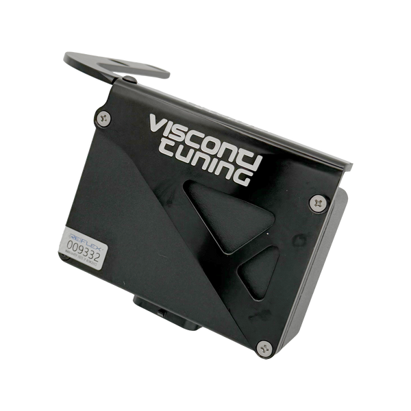 front view of ReFlex controller mounted in Visconti bracket for BMW G42 M240