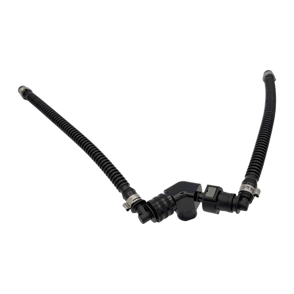 STG1 in-tank fuel lines assembled with fitting