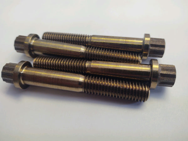 Visconti upgraded B58 crank pulley fastener kit with one bolt standing